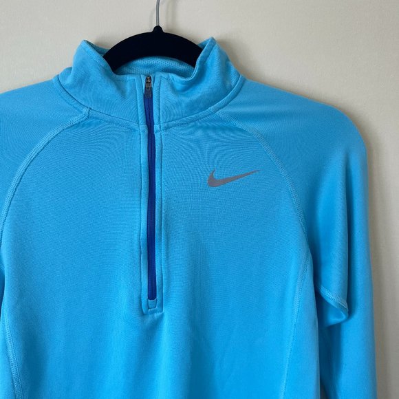 Nike Blue Quarter Zip - Picture 3 of 5